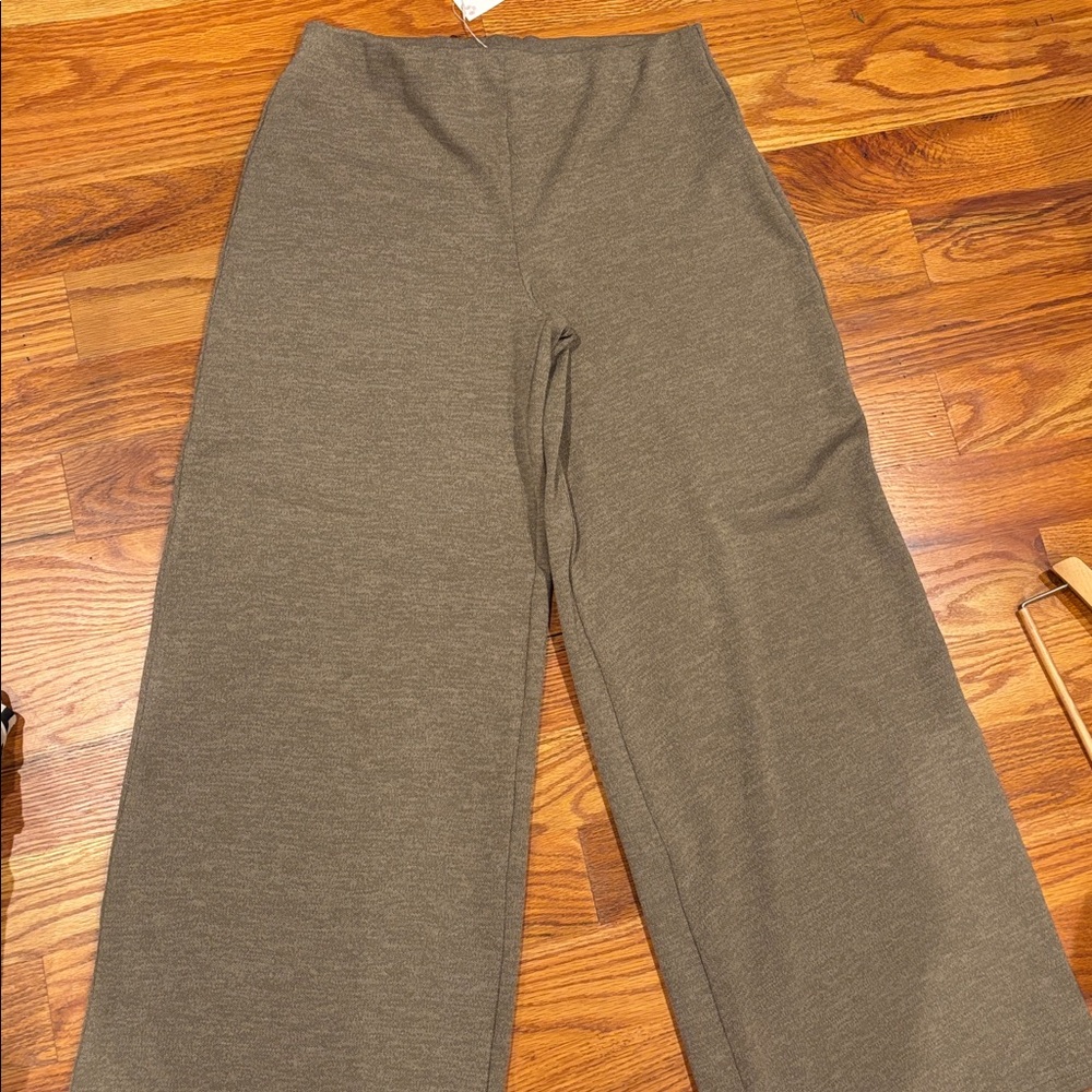 Zara Wide Leg Pants in Olive